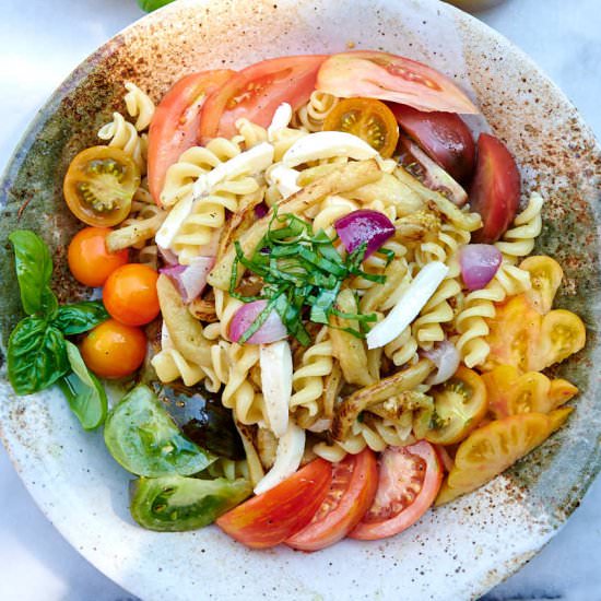 Summer Fusilli Pasta Salad