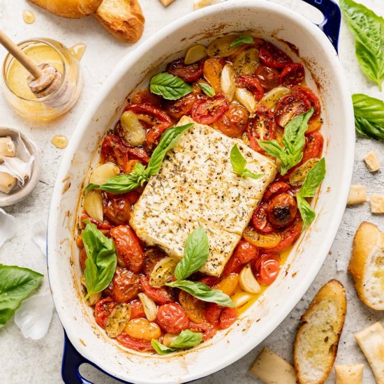 Baked Feta Dip with Tomatoes