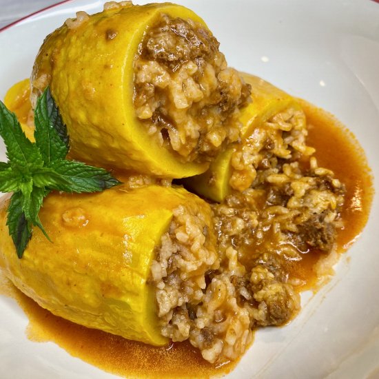 Lebanese Stuffed Squash (Kousa)