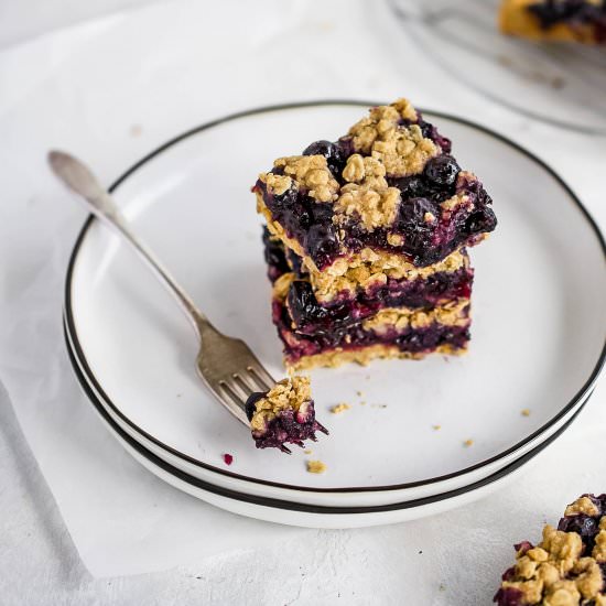 Blueberry Oat Bars