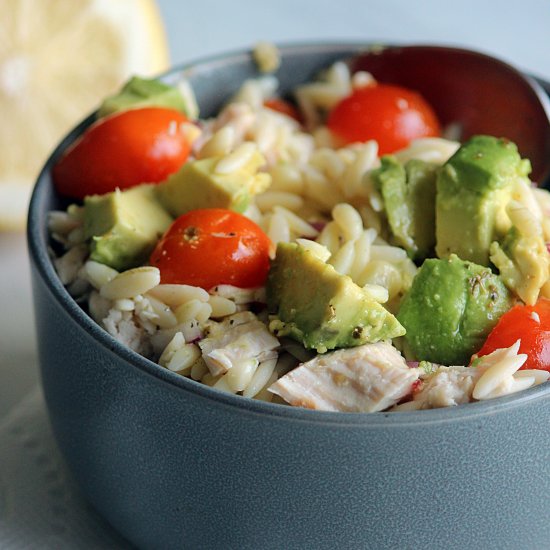 Cold Pasta Salad w/ Corn & Chicken