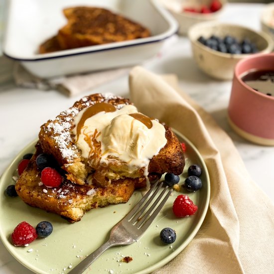 Cinnamon Brioche French Toast