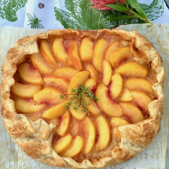 Spirited Rose Petal Peach Crostata