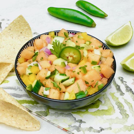 Cantaloupe Salsa