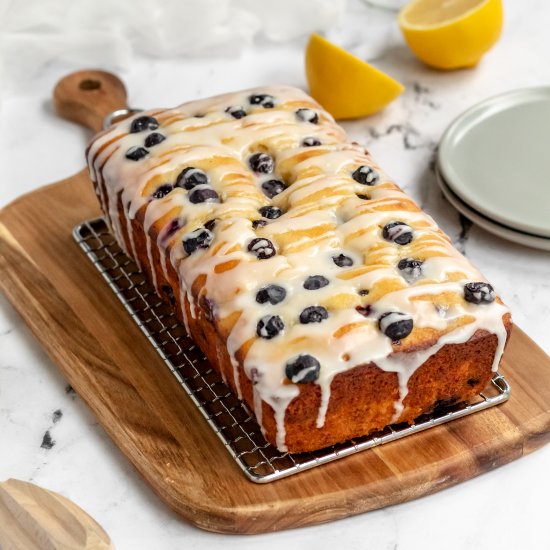 Blueberry Lemon Ricotta Cake