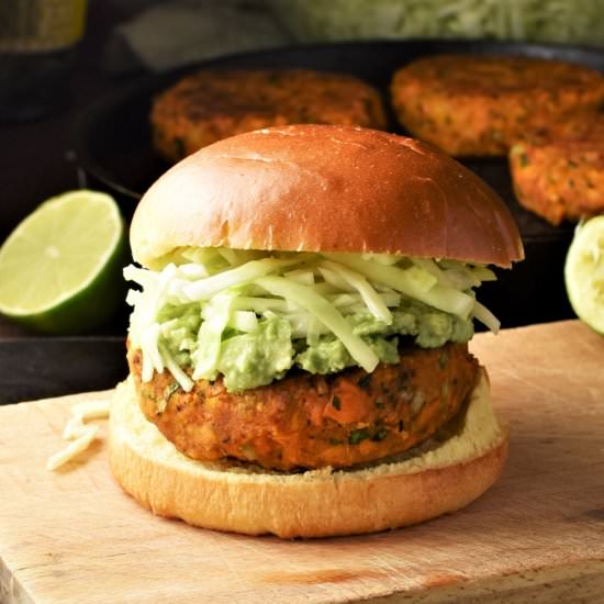 Sweet Potato Burgers (Vegan)