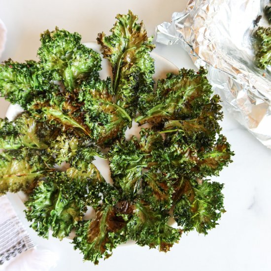 Homemade Crispy Kale Chips!