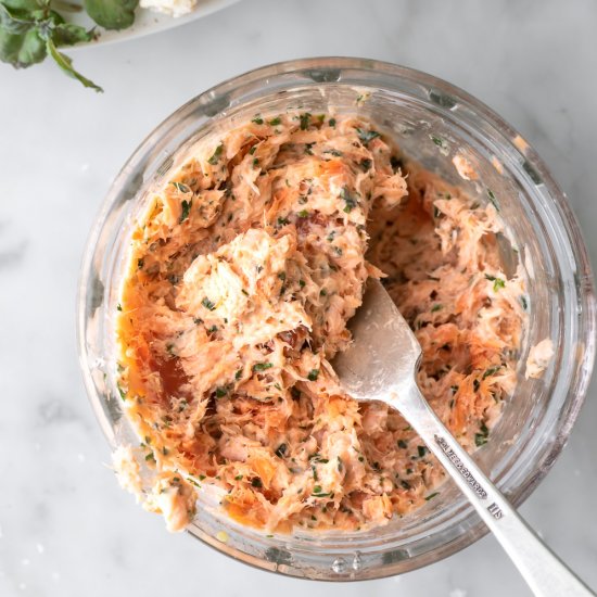 salmon rillettes