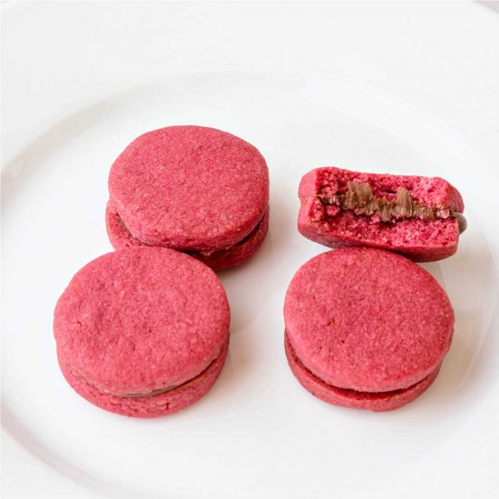 Raspberry Shortbread Cookies