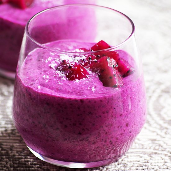 Dragon Fruit Chia Pudding