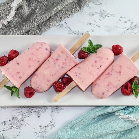 Raspberry Buttermilk Popsicles