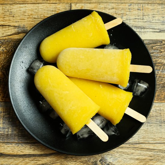 Pineapple Mango Popsicles