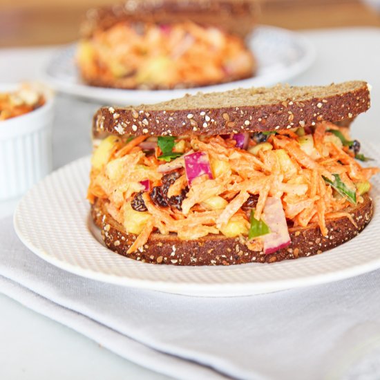 Carrot Salad Sandwich Recipe