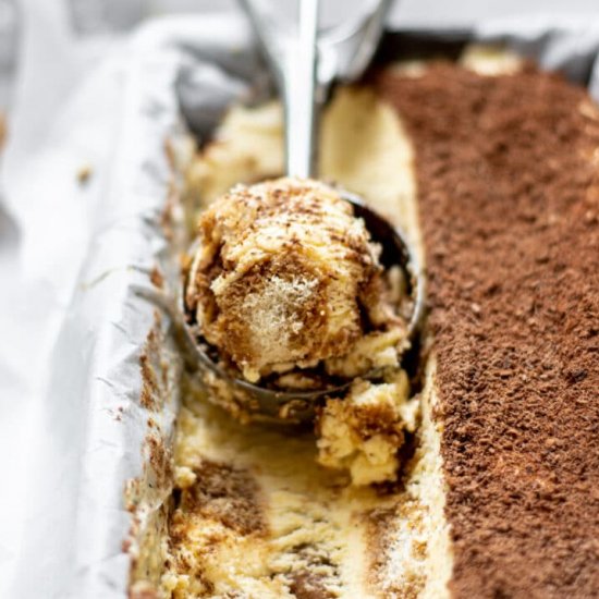 Creamy Tiramisu Ice Cream