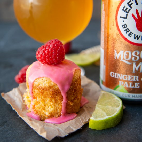 Mini Lime Olive Oil Beer Cakes