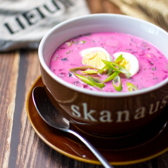 Lithuanian Pink Soup