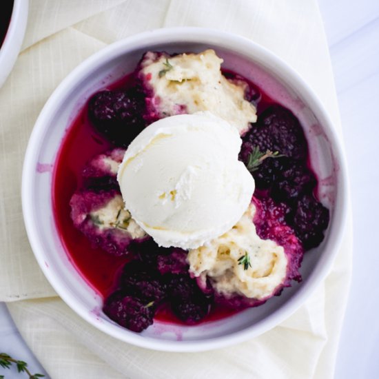 Blackberries and Thyme Dumplings