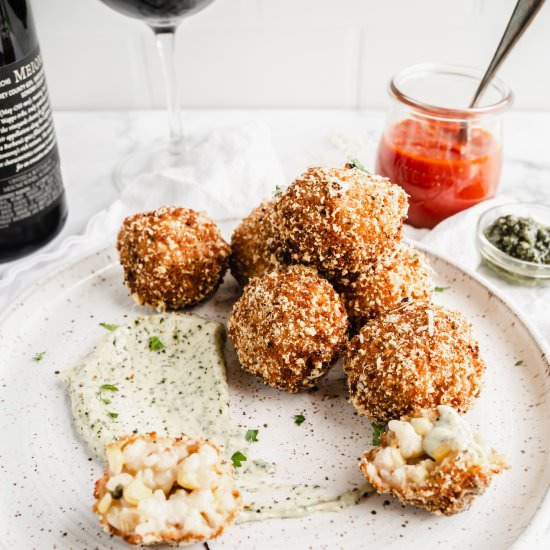 Sweet Corn Arancini