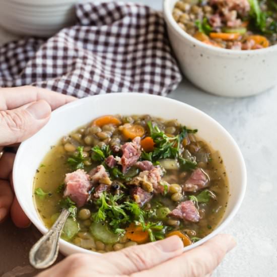 Ham and Lentil Soup