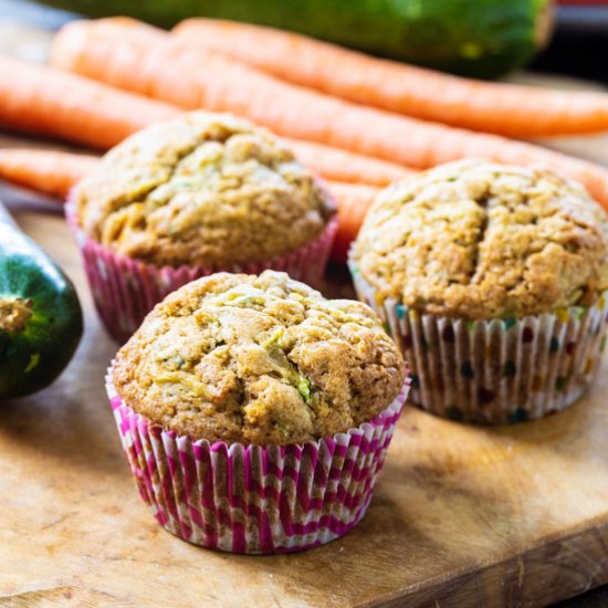 Carrot Zucchini Muffins