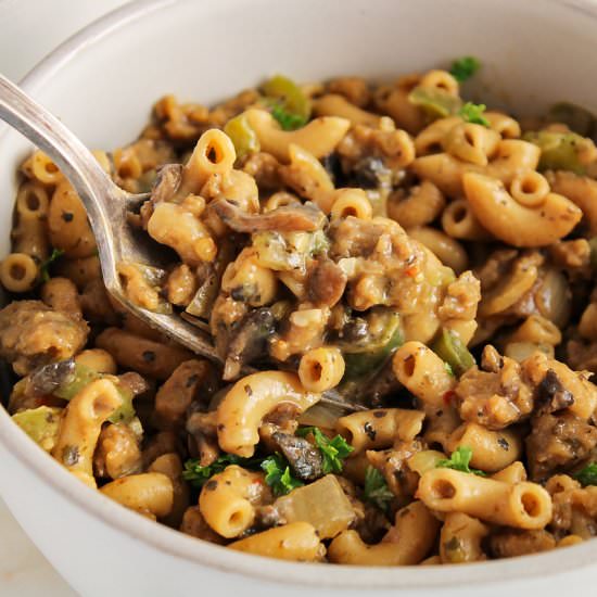 Vegan Hamburger Helper