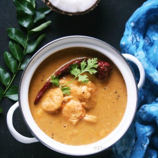 Prawns White Curry | Chammeen Curry