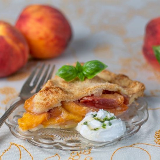 perfect peach pie