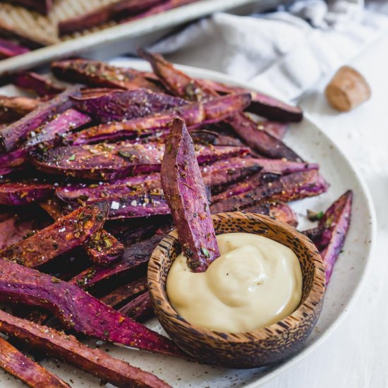 Purple Sweet Potato Fries