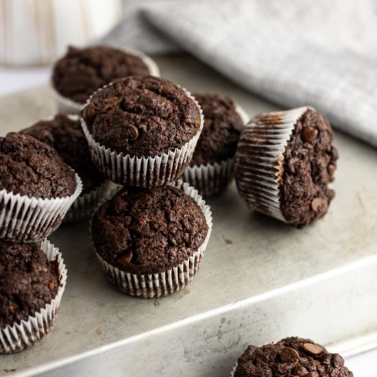 Chocolate Sweet Potato Muffins