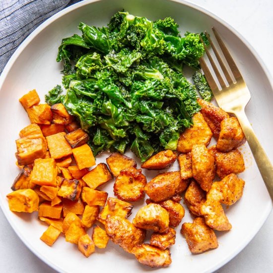 Cajun Chicken & Sweet Potato Bowls