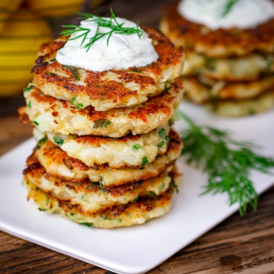 Simple Cauliflower Fritters