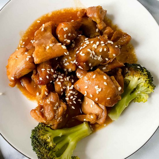 Slow Cooker Sesame Chicken