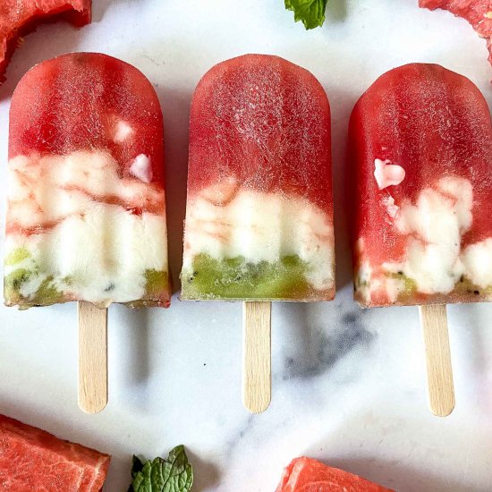 Easy Watermelon Popsicles