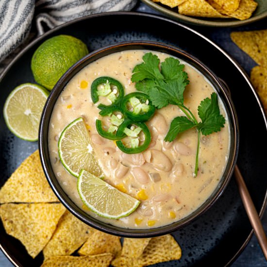 Creamy Vegetarian White Chili