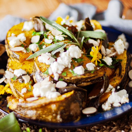 Roast pumpkin and sage brown butter