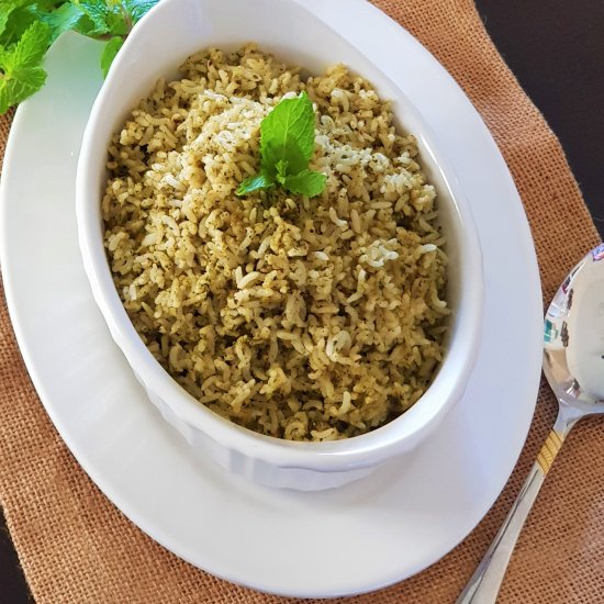 Pudina/ Mint Rice