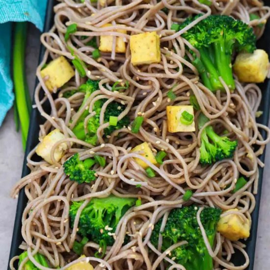 Sesame Noodles with Tofu