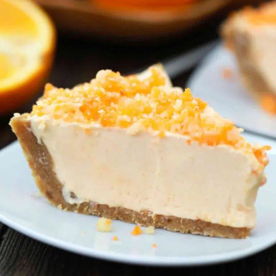 Orange Creamsicle Freezer Pie