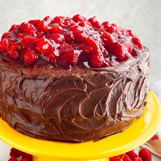 Chocolate Raspberry Cake