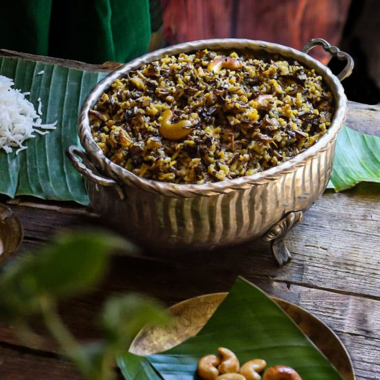 Chhal Mocha/Rice with banana flower