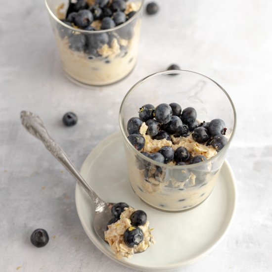 Blueberry Lemon Overnight Oats