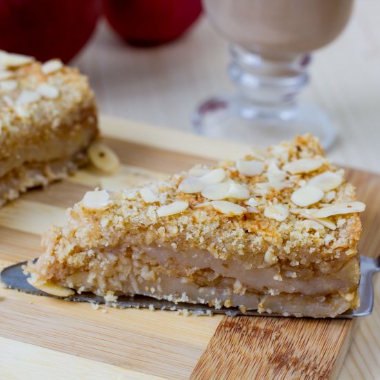 Sprinkled apple cake