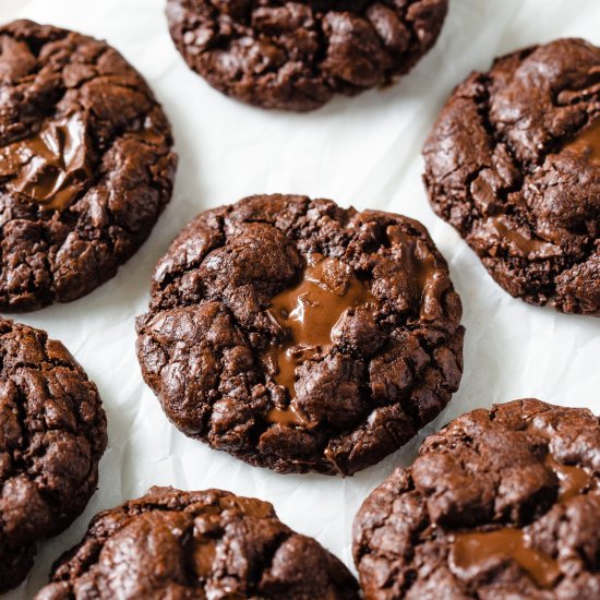 Bakery Style Dark Chocolate Cookies