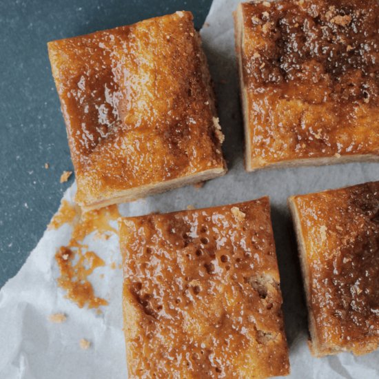 Chewy Caramel Blondies