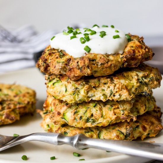 Air Fryer Zucchini Fritters