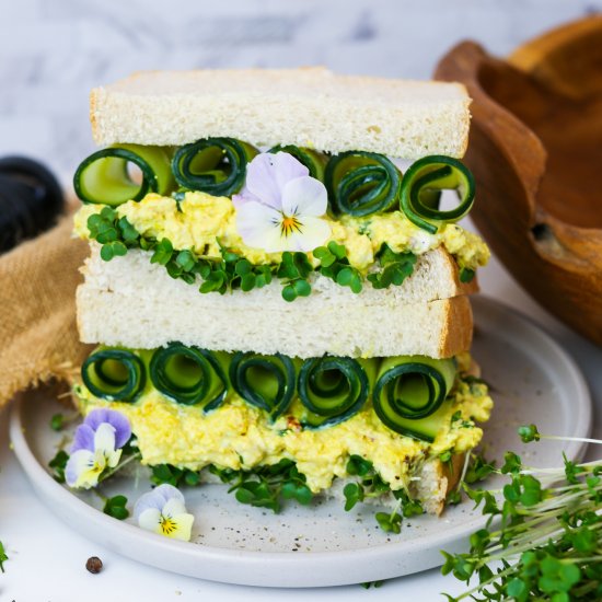 Vegan Egg & Cress Sandwich