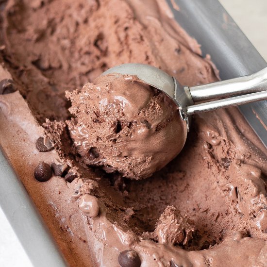 No-Churn Chocolate Ice Cream