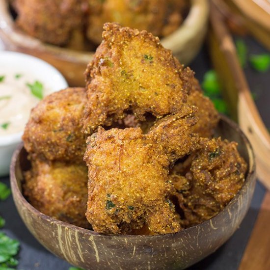 Crab Cake Hushpuppies