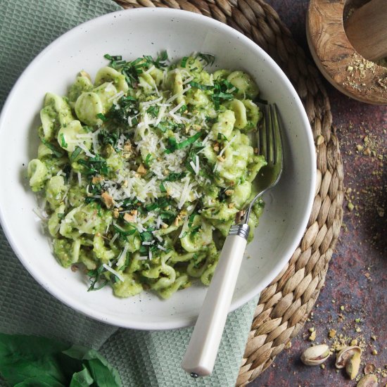 Pistachio Pesto Pasta