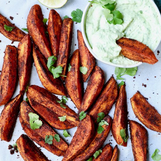 Southwestern Sweet Potato Wedges